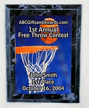 basketball trophy plaque awards