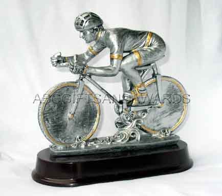cycling trophy, bicycle racing trophies
