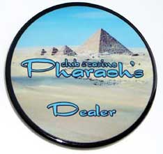 Pharaohs Dealer Button