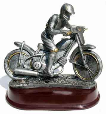 speedway racing trophy motorcycle trophies