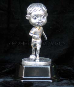 soccer bobblehead trophy boy girl