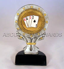 inexpensive poker trophy