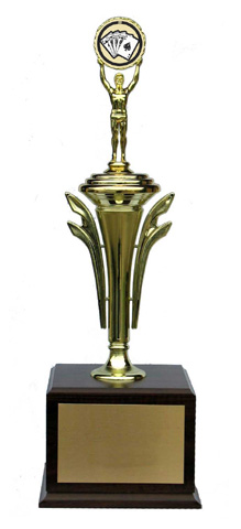 triumph cup poker trophy